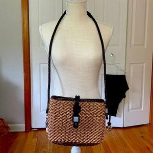 Brighton Straw and Leather Bag
